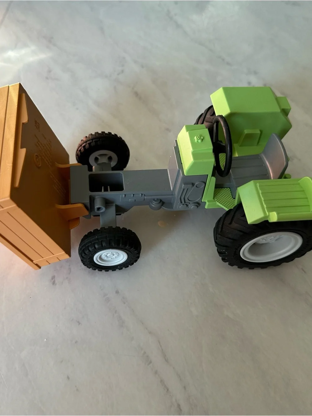 Playmobil Harvester Tractor with dump Trailer 1999 green farm vehicle